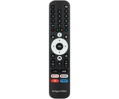 Kruger &amp; Matz Google TV TV nuotolinio valdymo pultas su skaičių klavišais