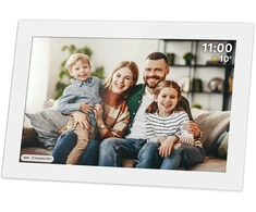 Kruger &amp; Matz skaitmeninis nuotraukų rėmelis FRAMEO Wi-Fi 10.1" baltas