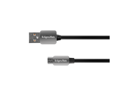 Kruger &amp; Matz USB - micro USB kabelis 1.8m