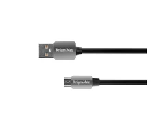 Kruger &amp; Matz USB - micro USB kabelis 1m