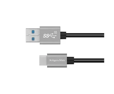 Kruger &amp; Matz USB - USB C kabelis 10 Gbps 0.5m