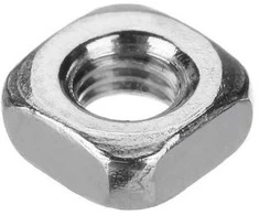 Grąžtas Oem Kvadratinė veržlė - M6 10x10mm - 10 vnt - raktų griovelis - aliuminio profiliams