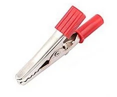 Oem Laboratorinis krokodilo segtukas - NH029 - neizoliuotas - raudonas - 51mm