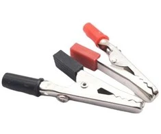 Oem Laboratorinis krokodilo segtukas - NH029 - neizoliuotas - juodas - 51mm