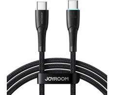 Laidas USB-C į USB-C Joyroom SA32-CC3 Starry, 60W, 1m juodas