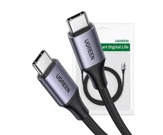Laidas USB-C į USB-C UGREEN 15311, 1m (pilkas)