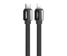Laidas USB-C-lightning Remax Platinum Pro, RC-C050, 20W (juodas)
