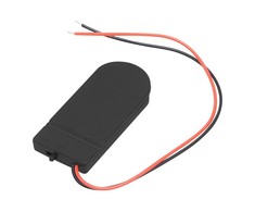Blow Oem Laikiklis dviems elementams CR2032 su laidais ir jungikliu