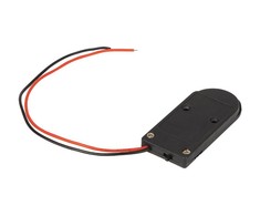 Blow Oem Laikiklis dviems elementams CR2032 su laidais ir jungikliu