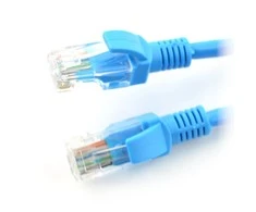 LANBERG PCU5-10CC-0025-B Patchcord RJ45 kat. 5e UTP 0,25m mėlyna