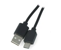LANBERG CA-USBO-20CU-0005-BK laidas USB-C M A M 2.0 QC 3.0 0.5m Juodas