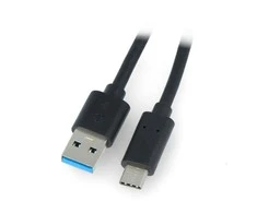 LANBERG CA-USBO-31CU-0018-BK laidas USB-C M A M 3.1 1.8M Juodas