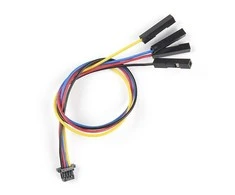 Lankstus Qwiic lizdo laidas su 4 kontaktų kištuku, 15cm, SparkFun PRT-17261