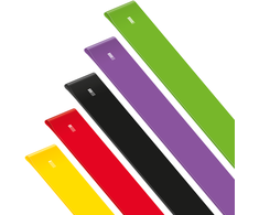 Latekso mankštos juostų rinkinys 2m - Long Band LTs-1, 1-5kg, 5 juostos, REBEL ACTIVE