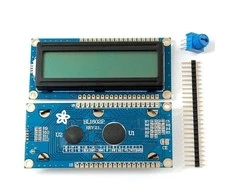 LCD ekranas 2x16 su baltais simboliais RGB + jungtys, Adafruit 399