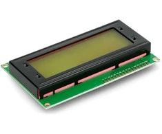 LCD ekranas 4x20 simbolių žalias - justPi