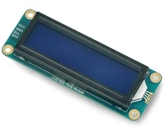 LCD1602 I2C ekranas 2x16 simbolių, spalvotas, RGB apšvietimas, Waveshare 19537