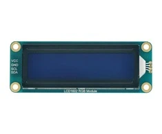 LCD1602 I2C ekranas 2x16 simbolių, spalvotas, RGB apšvietimas, Waveshare 19537