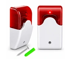 LED 12v raudonas lipnus gaidžio įspėjamasis žibintas