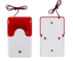 LED 12v raudonas lipnus gaidžio įspėjamasis žibintas