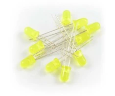 Oem LED geltonas 5mm - 1000 vnt
