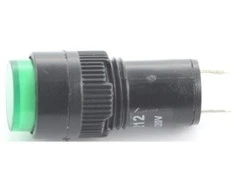 Oem LED indikatorius 12V DC - 12mm - žalias