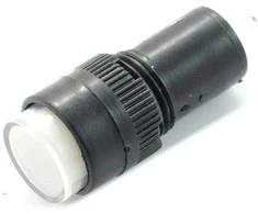 Oem LED indikatorius 230V AC - 12mm - baltas