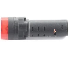 Oem LED indikatorius 230V AC - 19mm - raudonas su garsiniu signalu