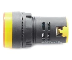 Oem LED indikatorius 230V AC - 28mm - geltonas