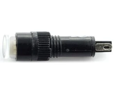 Oem LED indikatorius 230V AC - 8mm - baltas