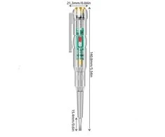 Oem LED įtampos testeris 140mm - 12-240V - Srovės testeris -