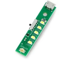 LED juosta 5 x USB 5V šviesos diodai su šviesos jutikliu - Kitronik 3562