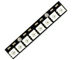 Oem LED juosta RGB WS2812 5050 x 8 LED - 53mm