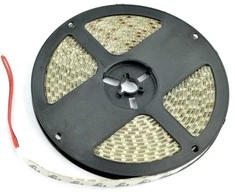 Oem LED juosta SMD3528 IP65 9.6W, 120 LED/m, 8mm, šaltai balta - 5m