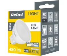 Led lempa Rebel 6W, MR16, 4000K, 12V
