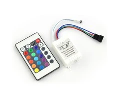Blow Oem LED RGB juostos valdiklis su IR nuotolinio valdymo pulteliu - 24 mygtukai