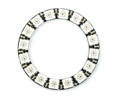 Oem LED RGB žiedas WS2812 5050 x 16 diodų - 44mm