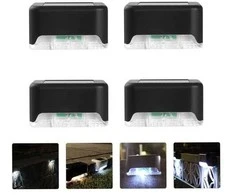 Oem LED saulės lempa - juoda - laiptų baliustradai - išorinė šviesa