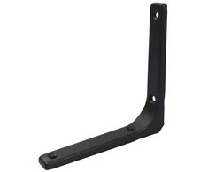 Oem Lentynos atrama 300x185mm - juoda - metalinė Atrama - Rankena