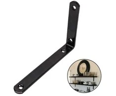 Oem Pramoninis baldų laikiklis 90 laipsnių - 150x100mm - baldų kampinis laikiklis - juodas