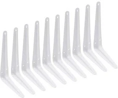Oem Lentynos atrama - balta - 300x350 mm - plieno kampas