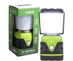 LEPRO 3300002 1000-lumen battery-powered camping lamp