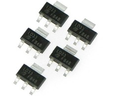 Oem Linijinis įtampos reguliatorius LDO 3.3V LM1117MP - SMD SOT223 - 5 vnt