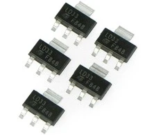 Oem Linijinis įtampos reguliatorius LDO 3.3V LM1117MP - SMD SOT223 - 5 vnt