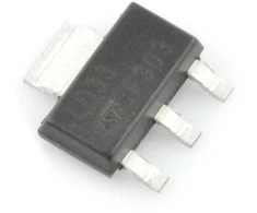Oem Linijinis įtampos reguliatorius LDO 3.3V LM1117MP - SMD SOT223 - 5 vnt