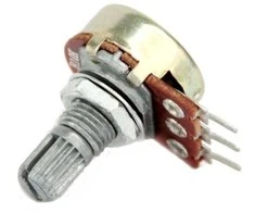 Linijinis potenciometras 500K - L=15mm - 1 vnt