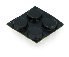 Oem Lipnios apvalios kojelės žemos 8mm - 4 vnt