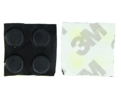Oem Lipnios apvalios kojelės žemos 8mm - 4 vnt