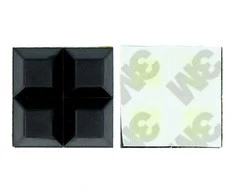 Oem Lipnios kvadratinės kojelės 12x12mm - 4 vnt