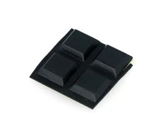 Oem Lipnios kvadratinės kojelės, žemos 12x12mm - 4 vnt